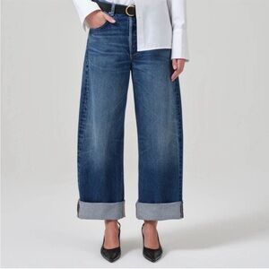 Citizen of Humanity Ayla Baggy denim in Claremont wash